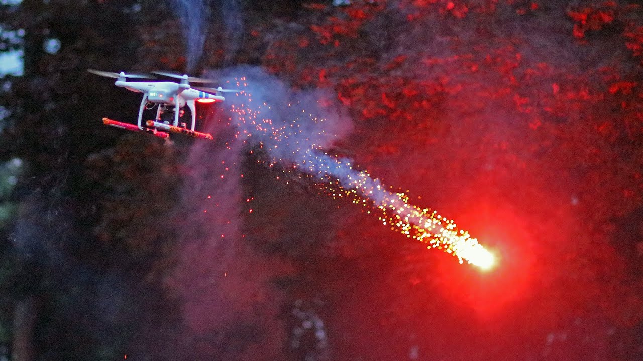 Drone fireworks